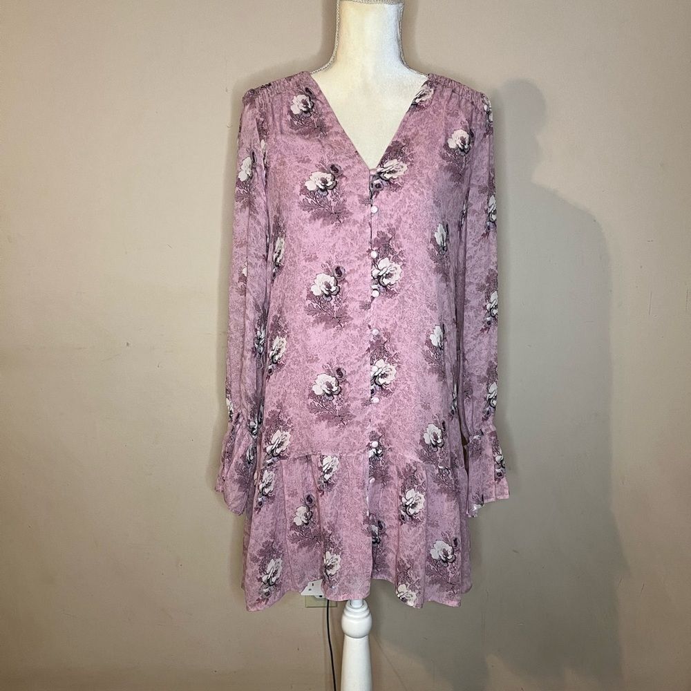 NWOT Paige Silk Carmela Floral Dress - Picture 2 of 7